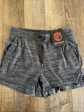 Born Primitive Women's Black Heather Athletic Shorts